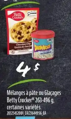 Provigo Betty Crocker Melanges à pâte ou Glacages offer