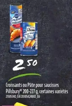Provigo Pillsbury croissants or pate pour saucisses offer