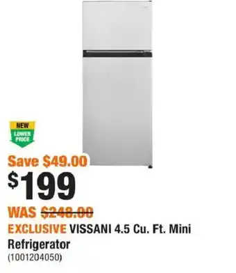Vissani 4.5 Cu. Ft. Mini Refrigerator
