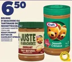 Provigo Kraft butter or hazelnut spread offer