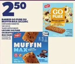 Provigo Leclerc muffin max bars offer