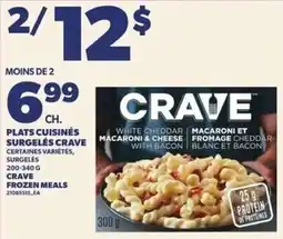 Provigo Crave frozen meals offer