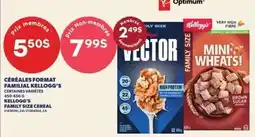 Provigo Kellogg's family size cereal offer