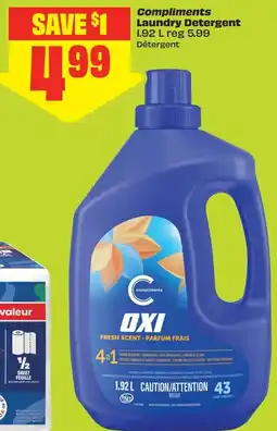 FreshCo Compliments laundry detergent offer
