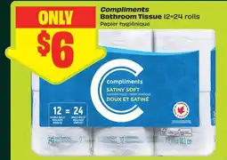 FreshCo Compliments bathroom tissue offer