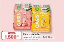 Fortinos Oasis smoothie offer