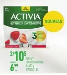 Provigo Activia certaines variétés offer