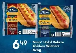 Fortinos Mina Halal Deluxe Chicken Wieners offer