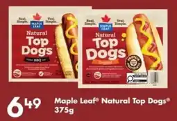 Fortinos Maple Leaf Natural Top Dogs offer