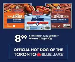Fortinos Schneiders juicy jumbos wieners offer