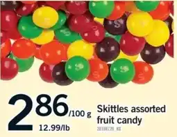 Fortinos Skittles assorted fruit candy offer