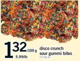 Fortinos disco crunch sour gummi bites offer