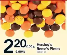 Fortinos Hershey's reese's pieces offer
