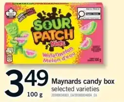 Fortinos Maynards candy box selected varieties offer