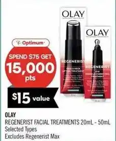 Shoppers Drug Mart Olay regenerist facial treatments offer