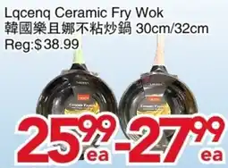 Yours Food Mart Lqcenq ceramic fry wok offer
