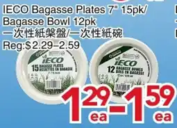 Yours Food Mart Ieco bagasse plates bagasse bowl offer