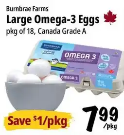 Farm Boy Burnbrae Farms Large Omega-3 Eggs offer