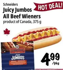 Farm Boy Schneiders Juicy Jumbos All Beef Wieners offer