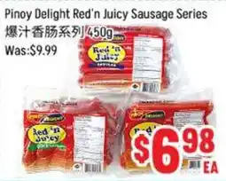 FreshLand Supermarket Pinoy Delight Red'n Juicy Sausage Series offer