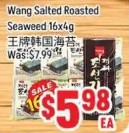 FreshLand Supermarket Wang Salted Roasted Seaweed offer