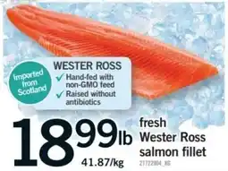 Fortinos Wester Ross salmon fillet offer