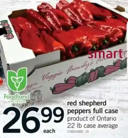 Fortinos red shepherd peppers offer