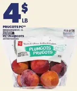 Provigo PC plumcots offer