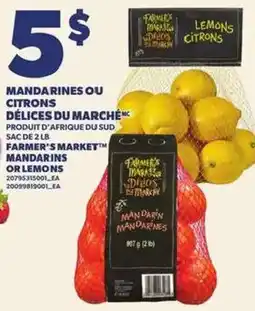 Provigo Farmer's Market mandarins or lemons offer
