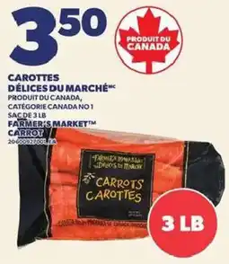 Provigo Farmer's Market carrots offer