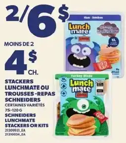 Provigo Schneiders lunchmate stackers or kits offer