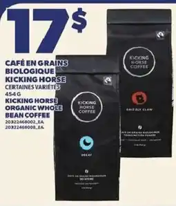 Provigo Kicking Horse Organic Whole Bean Coffee offer