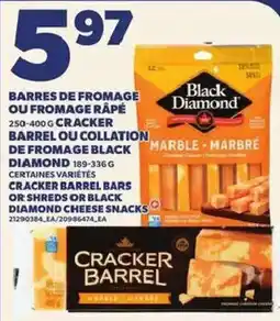 Provigo Black Diamond cracker barrel bars offer