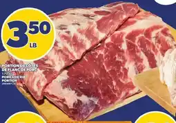 Provigo Pork side rib portion offer