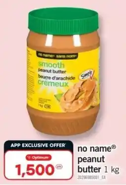 Fortinos No Name peanut butter offer