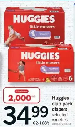 Fortinos Huggies little movers offer