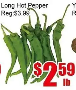 New Pacific Supermarket Long Hot Pepper offer