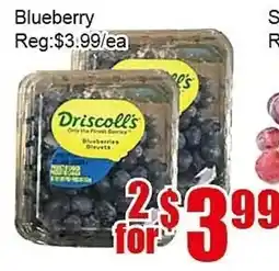 New Pacific Supermarket Driscoll's blueberries offer