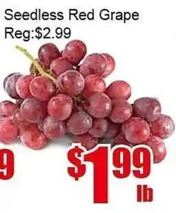 New Pacific Supermarket Seedless Red Grape offer