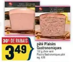 Marché Adonis Plaisirs Gastronomiques pâté offer