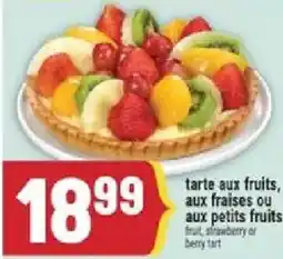 Marché Adonis fruit strawberry or berry tart offer