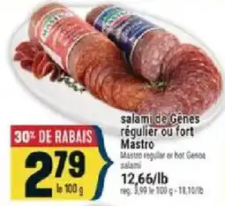 Marché Adonis Mastro salami offer