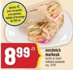 Marché Adonis sandwich markouk offer