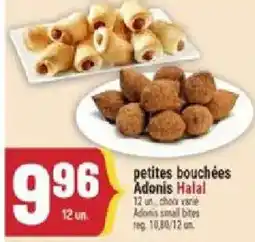 Marché Adonis Adonis Halal petites bouchées offer