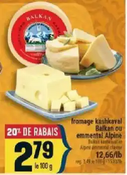 Marché Adonis Balkan fromage kashkaval offer