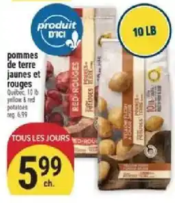 Marché Adonis Red-Rouges potatoes yellow & red offer
