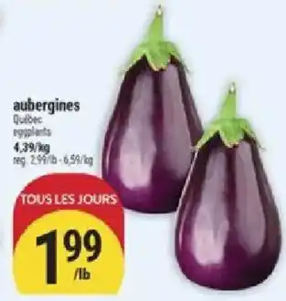 Marché Adonis aubergines offer