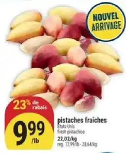 Marché Adonis pistaches fraiches offer