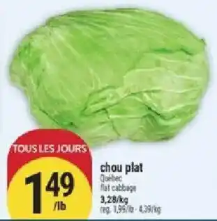 Marché Adonis chou plat offer
