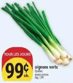 Marché Adonis oignons verts offer